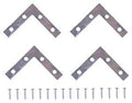 BRACE CNR FLT STL 2-1/2X1/2 ZN