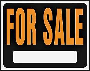 SIGN FOR SALE JUMBO PLAST KIT 