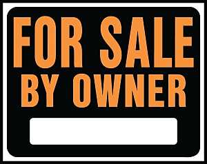 SIGN FOR SALE BY OWNER JUMBO  