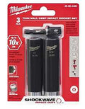 SOCKET DP IMP SET 3PC 1/2IN DR