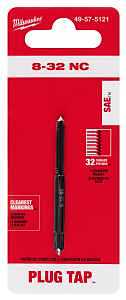 PLUG TAP STRT FLUTE NO8-32 NC 
