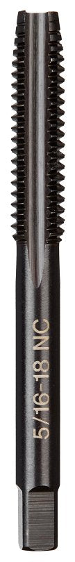 Milwaukee 49-57-5142 Straight Flute Plug Tap, 5/16-18 Thread, Coarse Thread, HCS