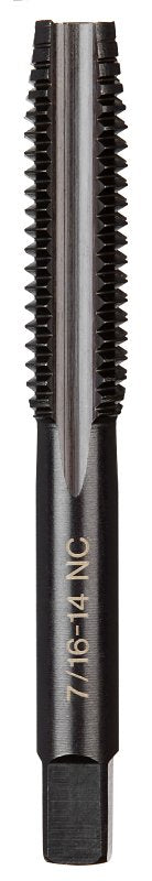 Milwaukee 49-57-5155 Straight Flute Plug Tap, 7/16-14 Thread, Coarse Thread, HCS