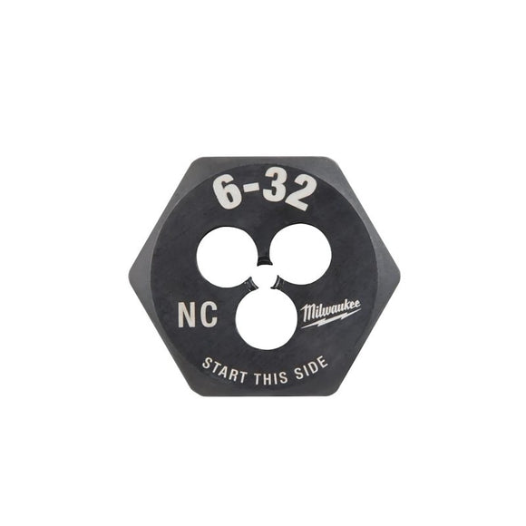 Milwaukee 49-57-5315 Threading Die, #6-32 Thread, NC Thread, HCS