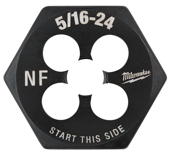 Milwaukee 49-57-5344 Threading Die, 5/16-24 Thread, Fine Thread, HCS