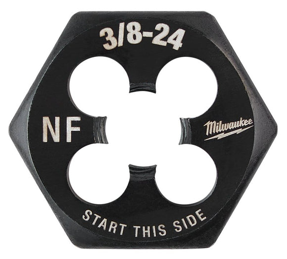 Milwaukee 49-57-5351 Threading Die, 3/8-24 Thread, Fine Thread, HCS