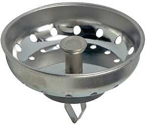 STRAINER BASKET 3-1/4IN CHROME