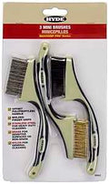 MINI BRUSH SET BRS NYLN SS 3PC