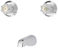 TUB FAUCET 2-HNDL CHROME      