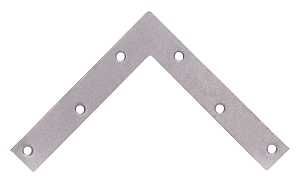 BRACE CNR FLAT STL 6INX1IN GLV