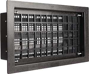 FOUNDATION VENT 16X8IN BLACK  
