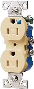 RECPT DUPLEX TR/WR 3WRE 15A IV