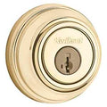 2-CYL DEADBOLT SMT BRT BRASS  