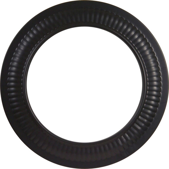 Imperial BM0096 Stove Pipe Collar, 8 in Dia, Steel, Black, Matte