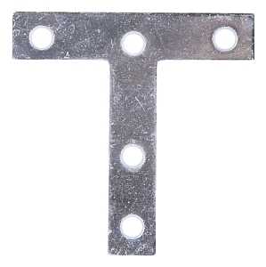 T-PLATE STEEL 3X3IN ZINC PLTD 