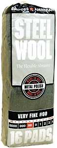 PAD STEEL WOOL 00 VERY FINE   