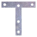 T-PLATE STEEL 4X4IN ZINC PLTD 