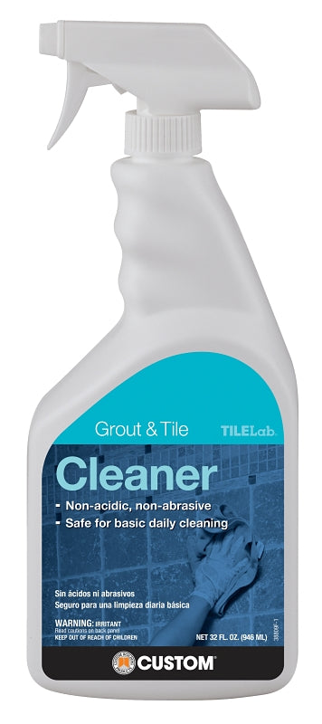 Custom TLGTCRAQT-3 Bathroom Cleaner, 32 fl-oz, Bottle, Liquid, Citrus, Milky White