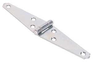 HINGE STRAP STEEL LD 3IN ZINC 