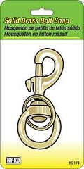 KEY RING BOLT SNAP HD BRASS   