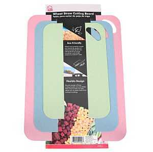 CUTTING BOARD SET WHEAT STRAW 
