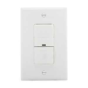 VACANCY SENSOR SWITCH 3WAY WHT