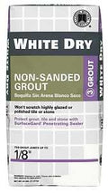 GROUT NONSANDED DRY WHITE 25LB