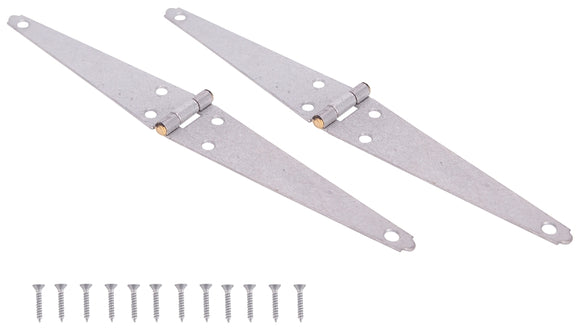 ProSource LSH-G06-C2PS Strap Hinge, 1.4 mm Thick Leaf, 6 in, Steel, 180 Range of Motion