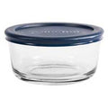 FOOD STORAGE CTNR RND GLS 2CUP