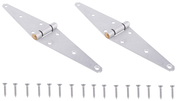 ProSource HSH-G06-C2PS Strap Hinge, 2.6 mm Thick Leaf, 6 in, Steel, 180 Range of Motion