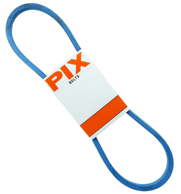 PIX A34K Fractional Horsepower V-Belt, 36 in Outside Circumference, 1/2 in W, 9/32 in Thick, Blue