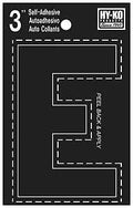 LETTER HOUSE E 3IN  VINYL BLK 