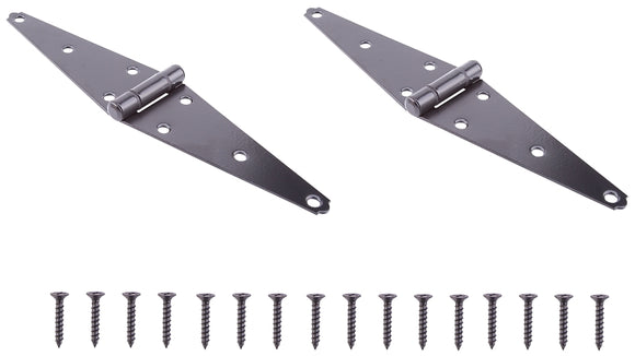 ProSource HSH-B06-C2PS Strap Hinge, 2.6 mm Thick Leaf, 6 in, Steel, 180 Range of Motion