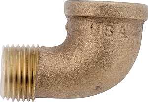 ELBOW BRASS 90DEG ST IPT 3/8  