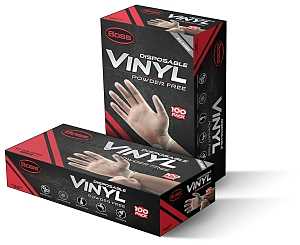 GLOVE VINYL CLR XL 4MIL 100CT 