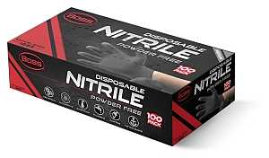 GLOVE NITR BLK MED 4MIL 100CT 
