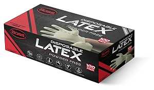 GLOVE LATEX WHT MED 5MIL 100CT
