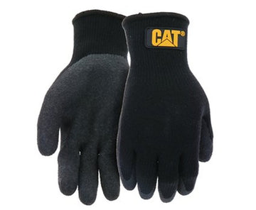 Cat CAT017400L Protective Gloves, L, Knit Wrist Cuff, Cotton/Polyester, Black