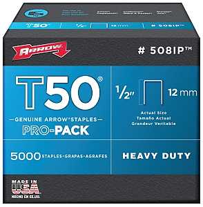 STAPLE T50 5000PK 1/2IN       