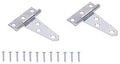 T-HINGE LD STEEL 2IN ZINC PLTD