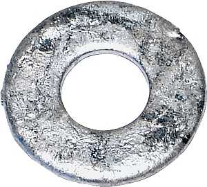 WASHER FLAT GALV 3/8 5LB      