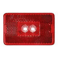 MARKER & CLRNC LT LED RECT RED