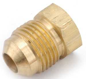 PLUG FLARE BRASS 1/4 IN       