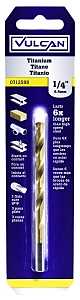 BIT DRILL TITANIUM 1/4IN      