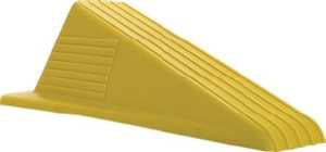 DOORSTOP WEDGE HD RUBBER YEL  