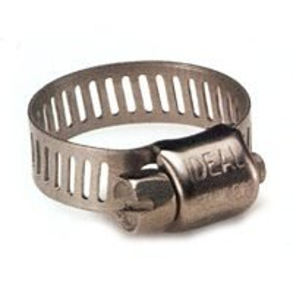 Ideal-Tridon Micro-Gear 62M Series 6260453 Worm Gear Hose Clamp, #4, 5/16 to 5/8 in, Stainless Steel