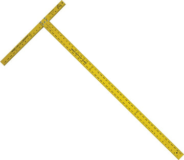 Swanson TD124 Wallboard Square, 47-7/8 in L, 1/4 in Thick, Aluminum