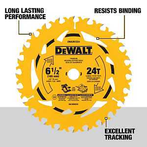 CIRCULAR SAW BLADE 24T 6-1/2IN