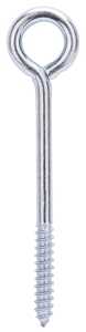 BOLT LAG EYE 5/16X6IN BRT ZN  