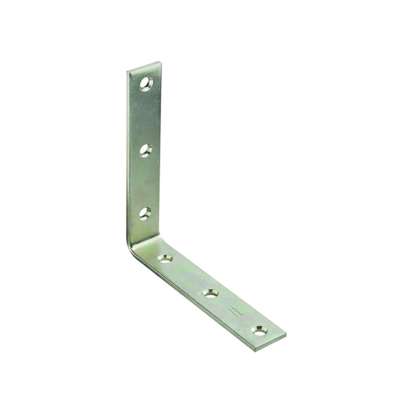 National Hardware 115BC Series N220-160 Corner Brace, 5.97 in L, 1.12 in W, 5.97 in H, Steel, Zinc